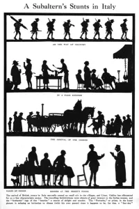 Silhouettes Prints: A Subalterns Stunts in Italy by H. L. Oakley