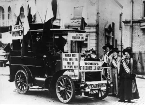 Movement Prints: Suffragette car