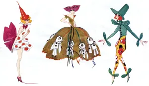 Designs Prints: Suggestions for the Happy New Year Ball by Dolly Tree