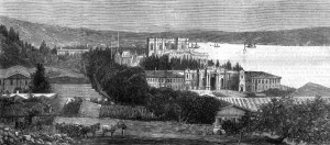 Istanbul Prints: Sultans Palace, Dolma Bagtche, Constantinople