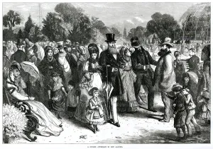 Visiting Prints: Summer Afternoon in Kew Gardens 1870