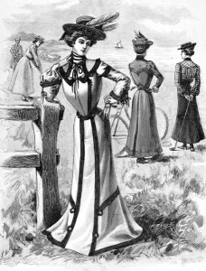 Costumes Prints: Summer and Cycling Fashions for 1901