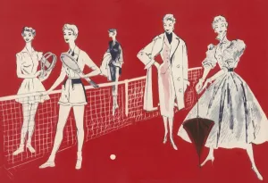 1954 Prints: Summer fashions for 1954