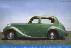 Vintage Prints: Sunbeam Talbot advertisement, 1939