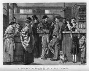Drinking Prints: Sunday in Gin Palace