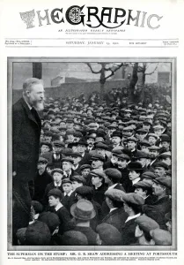 Crowds Prints: Superman on the Stump - George Bernard Shaw 1910