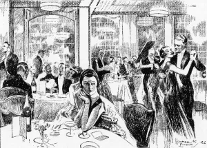 Restaurant Prints: Supper dance in progress at Kettner s
