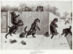 Street Prints: Supplement, The Seven Ages by Louis Wain - Two