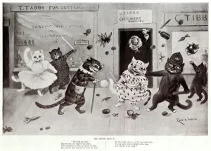 Street Prints: Supplement, The Seven Ages by Louis Wain - Six