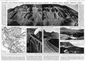 Iranian Prints: Supply route through Iran into Russia