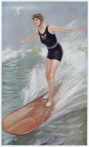 Surf Prints: The Surfing Girl