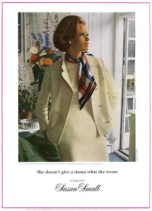 Scarf Prints: Susan Small advertisement 1965