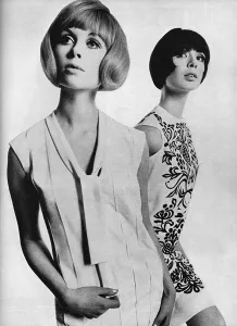 1965 Prints: Susan Small and Mr Dino of America dresses, 1965
