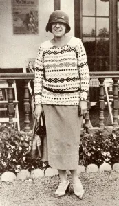 1923 Prints: Suzanne Lenglen at Biarritz