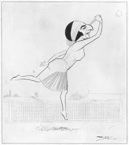 Personality Prints: Suzanne Lenglen by Fred May