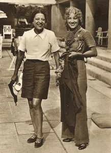 Champion Prints: Suzanne Lenglen & Mrs Jay Gould at Monte Carlo
