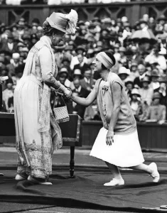 Curtsey Prints: Suzanne Lenglen and Queen Mary, Wimbledon 1926