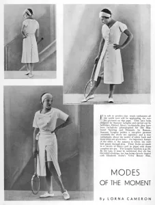 Outfit Prints: Suzanne Lenglens Tennis Outfits for Selfridges