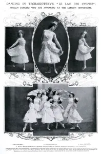 Nov19 Prints: Swan Lake at the London Hippodrome, 1910