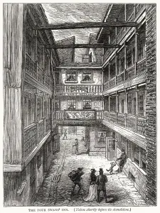 Exterior Prints: Four Swans Inn, London