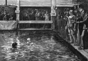 Swim Prints: Swimming competition at the Lambeth Baths, London