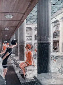 Ocean Prints: The swimming pool on board the Berengaria