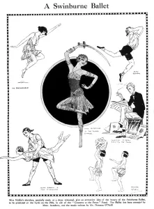Ballet Prints: A Swinburne ballet in aid of Concerts at the Front Fund, WW1
