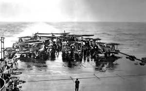 Board Prints: Swordfish Torpedo-bombers on board HMS Victorious, Second