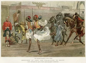 Cairo Prints: Syces Running, Cairo