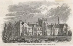 Sydney Prints: Sydney University / 1859