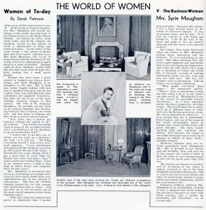 Interior Prints: Syrie Maugham