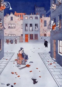 Waiting Prints: The Tables Turned by William Heath Robinson