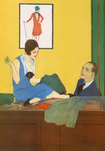 Flappers Prints: The Tailor Maid by Reginald Higgins