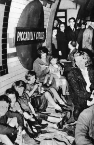 Bomb Prints: Taking cover in Piccadily underground