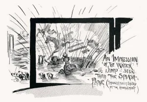 Jump Prints: Tally ho at the London Hippodrome, through the splash pane