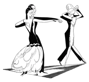 Deco Prints: Tango at the Savoy by Fish