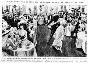 Argentine Prints: Tango tea, London, 1913