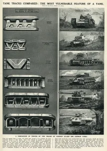 Tracks Prints: Tank tracks compared by G. H. Davis