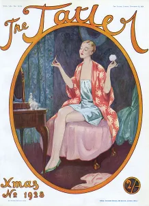 Flappers Prints: Tatler Christmas Number cover 1928