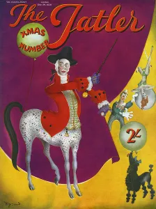 Curtain Prints: Tatler Christmas Number cover 1939