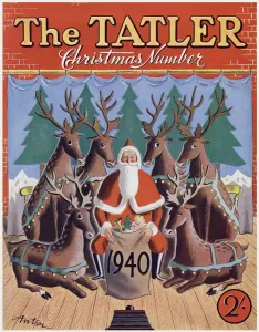 1940 Prints: Tatler Christmas Number front cover, 1940