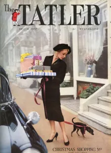 Taxi Prints: Tatler Christmas Shopping Number 1957