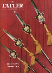 Spears Prints: Tatler Coronation Number front cover, 1953