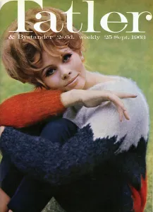 Sweater Prints: Tatler front cover, 1963