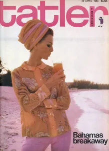 Cocktail Prints: Tatler front cover, April 1964
