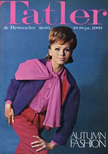 Blouse Prints: Tatler front cover, Autumn Fashion 1963