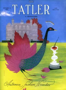 Feb16 Prints: Tatler cover - Autumn Fashion Number, 1954