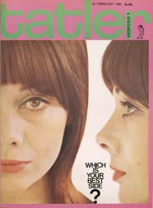 24th Prints: Tatler front cover Which is your best side?