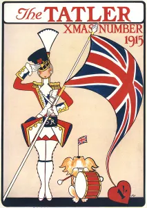 Flamboyant Prints: Tatler front cover, Christmas number 1915