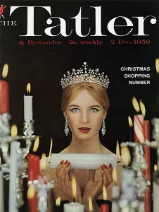 Shopping Prints: Tatler cover - Christmas Shopping Number 1959